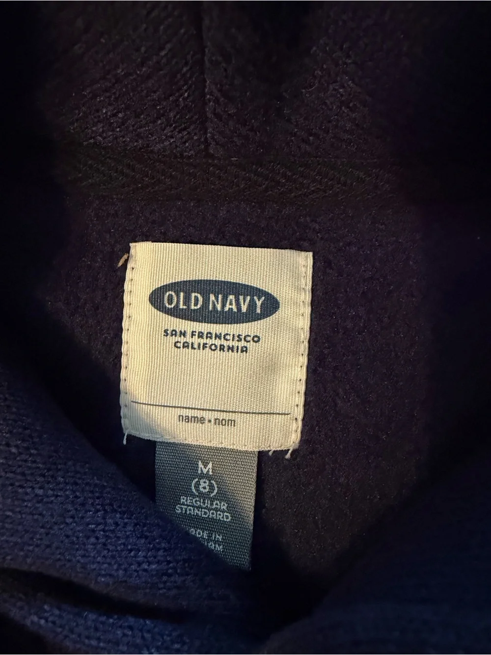 Classic Navy Shawl-Collar Boy’s Sweater